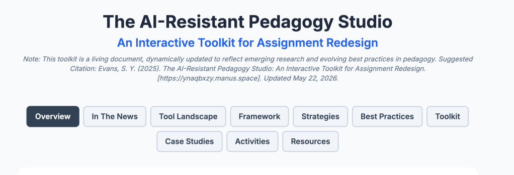 Episode 56: The AI-Resistant Pedagogy Studio with Dr. Stacy Ybarra&nbsp;Evans